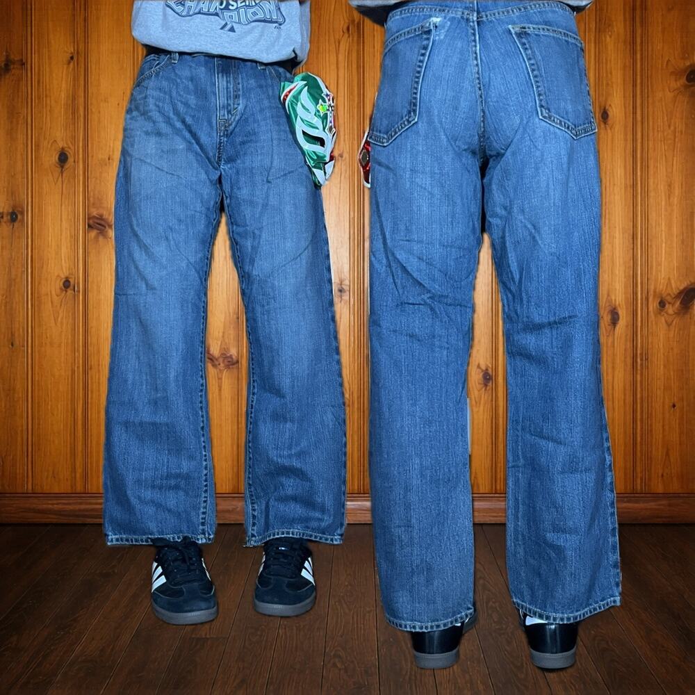Old Navy 35x30 Y2K Jeans Medium Wash Loose